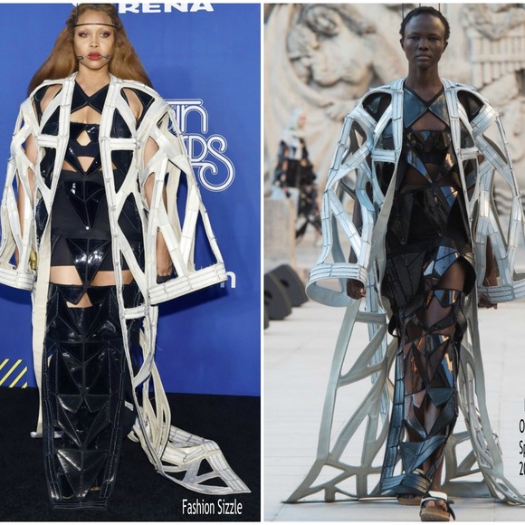 Rick Owens made Italy Oyster milk avant garde cut out Matrix statement over wear - Picture 3 of 17